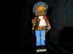 6.5'' OR 8" ORIGINAL AUSTRALIAN SWAGMAN HOBO DOLL ,BACKPACK, CHOICE, STAND
